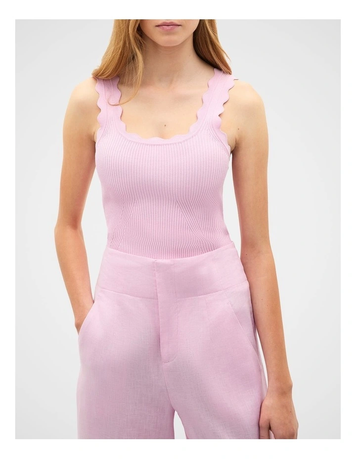 Scallop Knit Top image 4