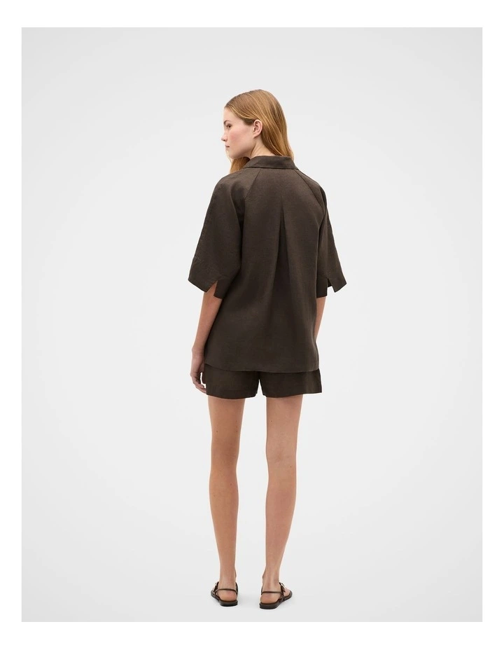 Core Linen Half Placket Popover image 3