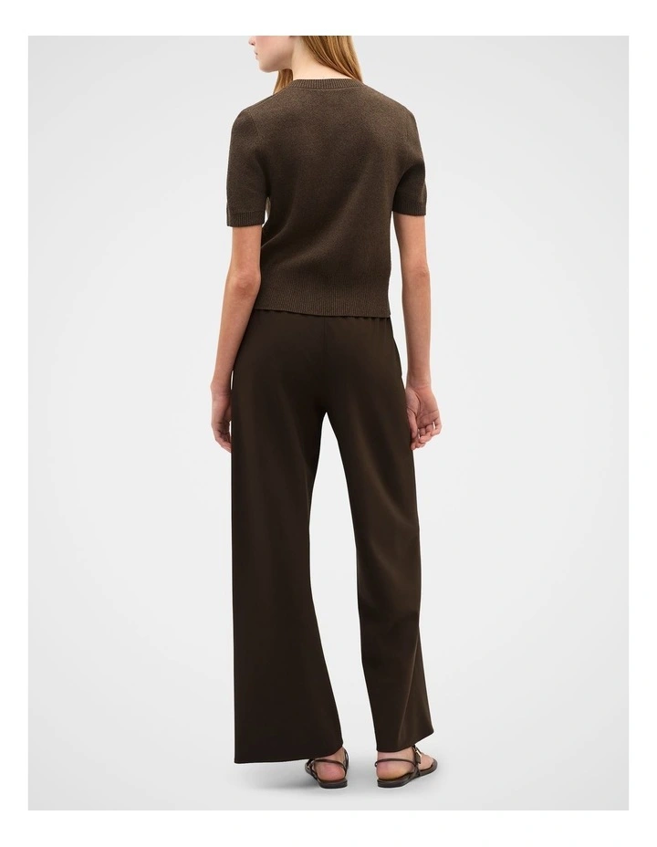 Boucle Short Sleeve Cardigan image 3