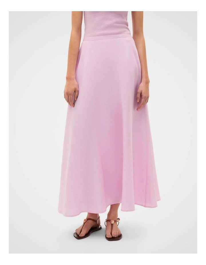 Core Linen Midi Skirt image 2