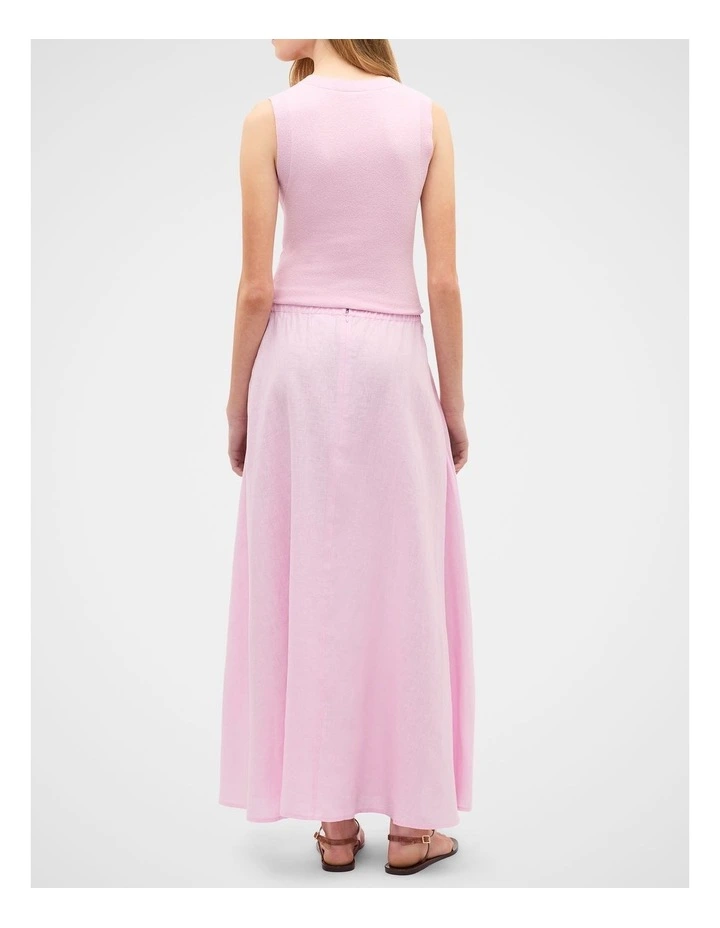 Core Linen Midi Skirt image 3