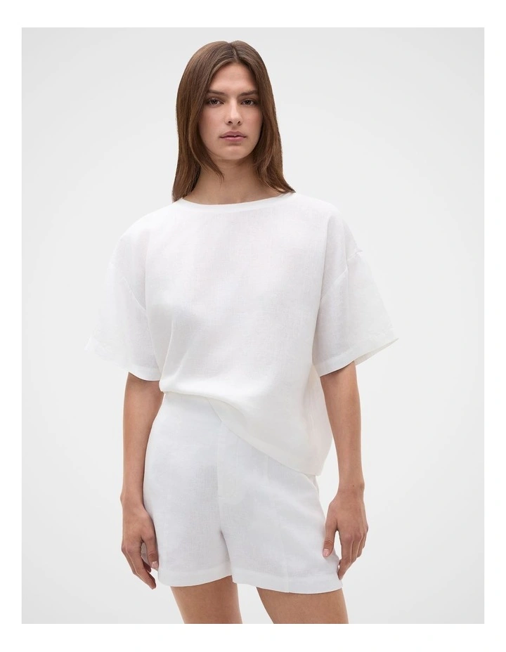 Core Linen Relaxed Tee image 2