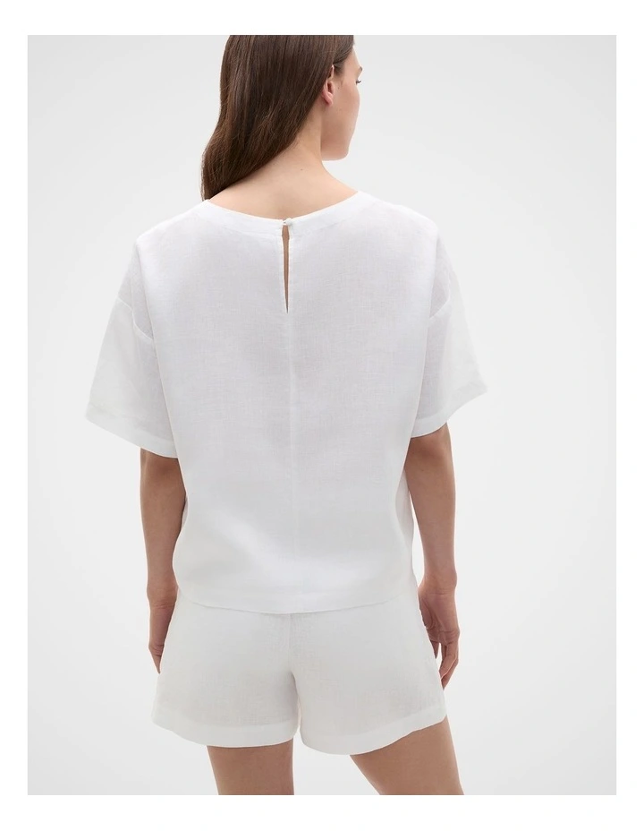 Core Linen Relaxed Tee image 3