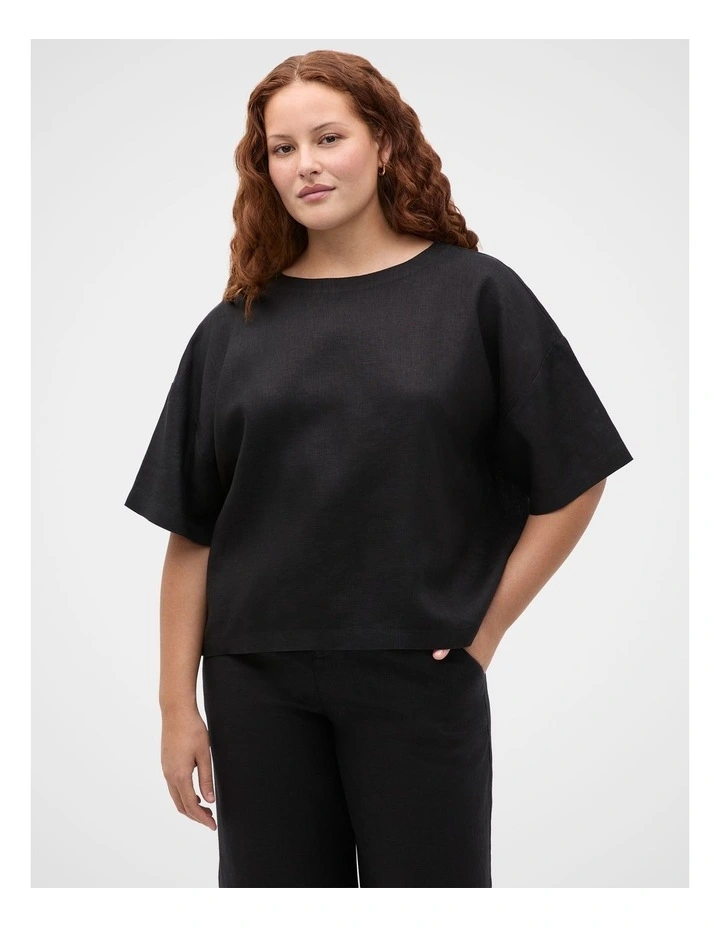 Core Linen Relaxed Tee image 7