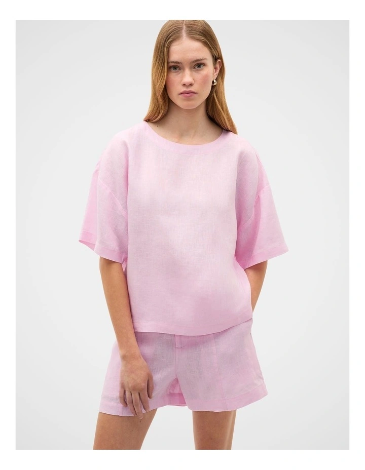 Core Linen Relaxed Tee image 2