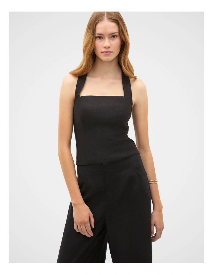 Linen Halter Top image 2