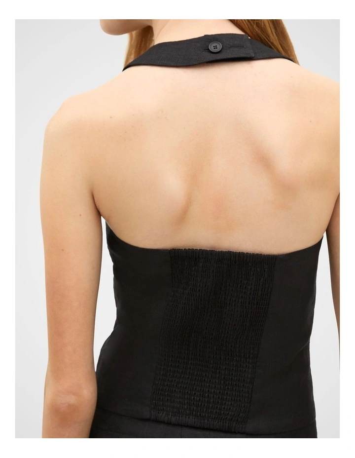 Linen Halter Top image 3