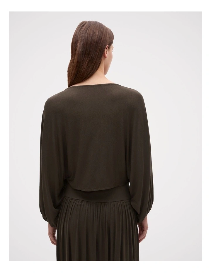 Fine Knit Bubble Sleeve Top image 7