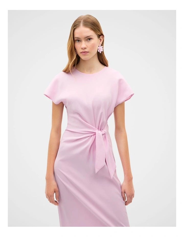 Tie Waist Midi Dress image 3