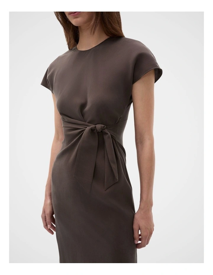 Tie Waist Midi Dress image 2