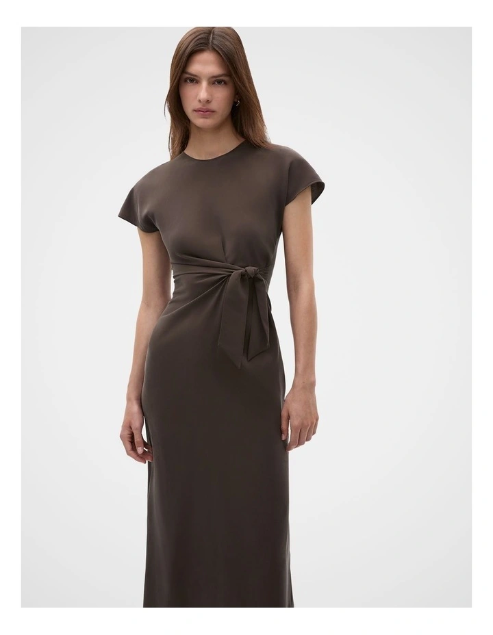 Tie Waist Midi Dress image 4