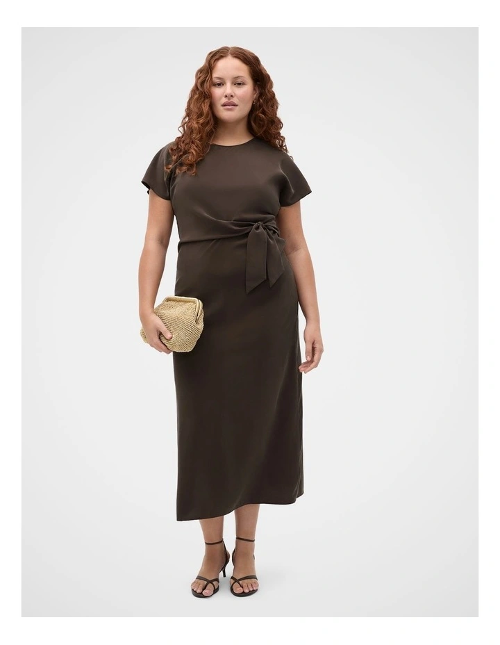 Tie Waist Midi Dress image 5