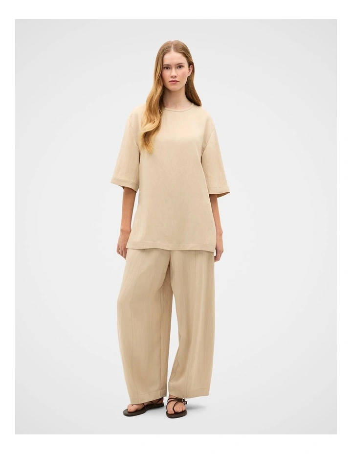 Textured Twill Balloon Pant image 1