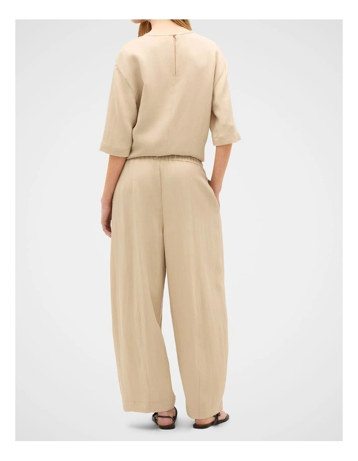 Textured Twill Balloon Pant image 3
