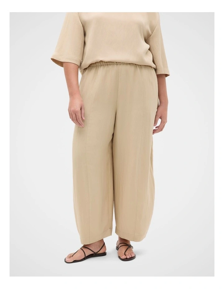 Textured Twill Balloon Pant image 5