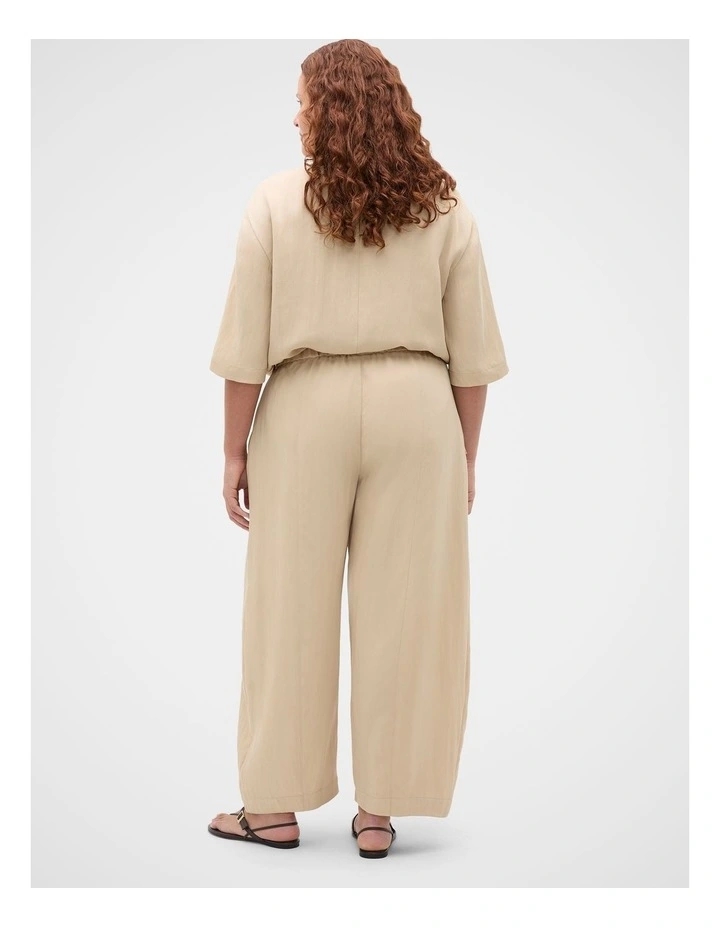 Textured Twill Balloon Pant image 6