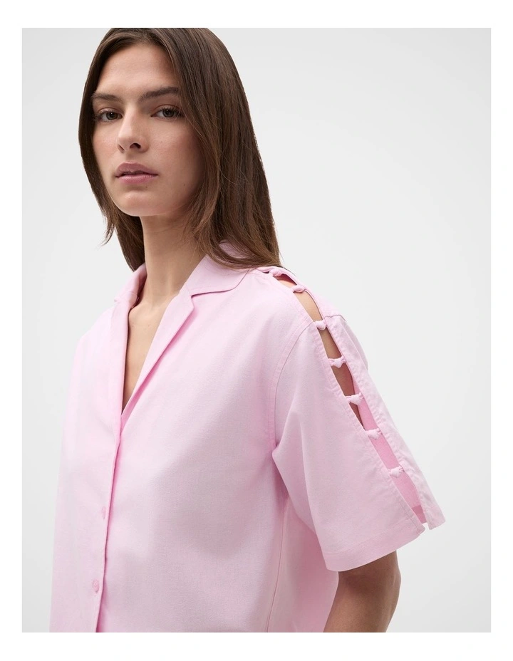 Knot Detail Boxy Shirt image 4
