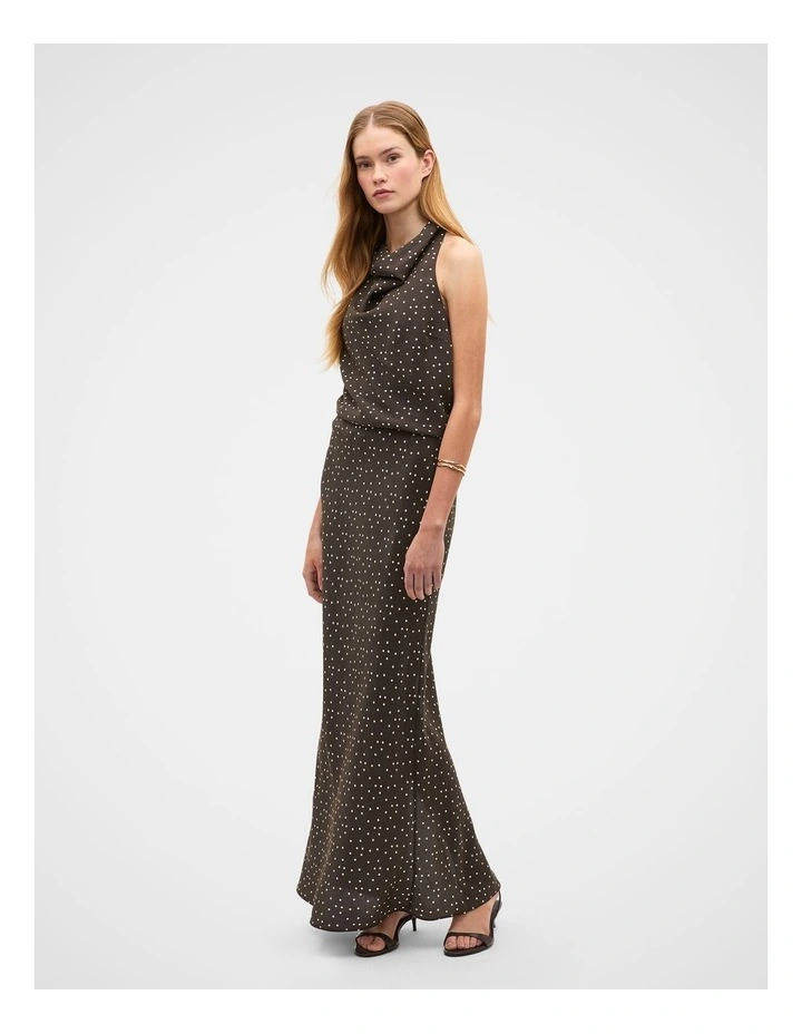 Spot Print Halter Top image 1