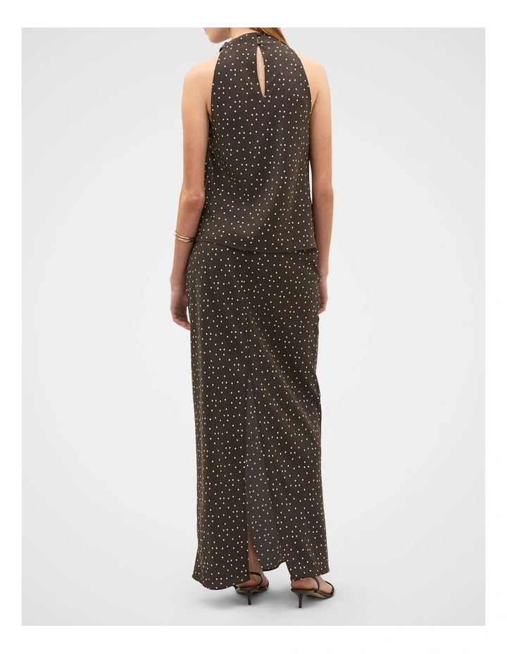 Spot Print Halter Top image 3