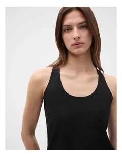 Satin Back Longline Tank