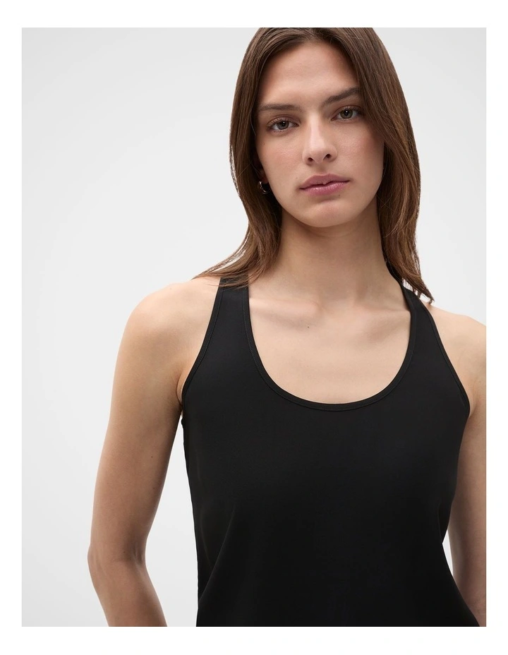 Satin Back Longline Tank image 1