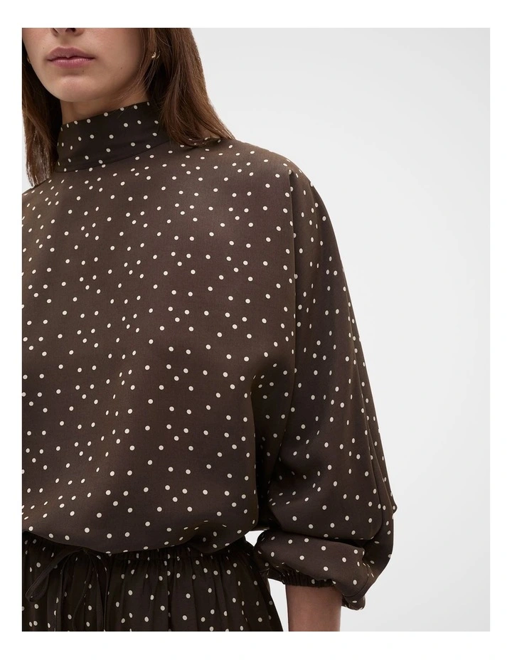 Spot Print Blouse image 2