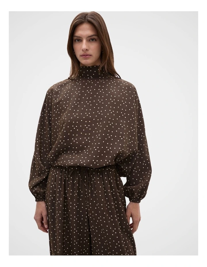 Spot Print Blouse image 4