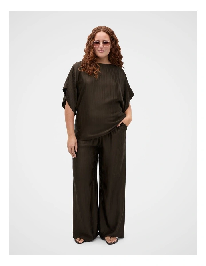 Self Stripe Batwing Top image 7