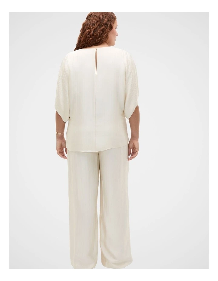 Self Stripe Batwing Top image 3