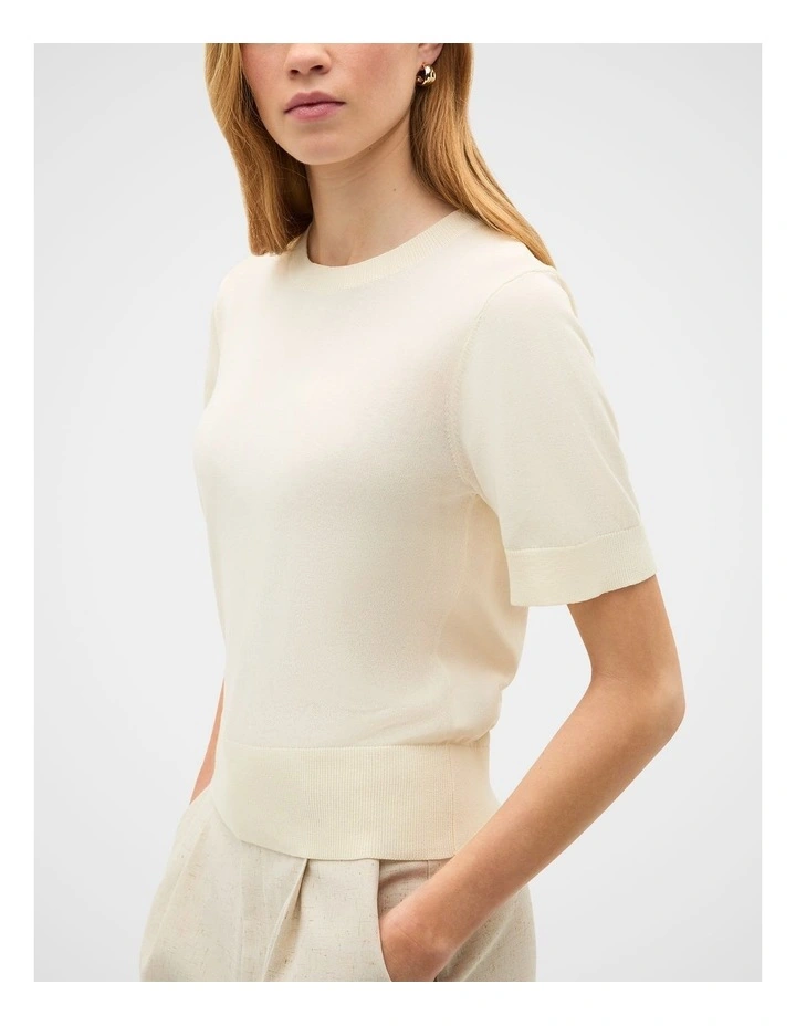 Sheer Knit Tee image 2