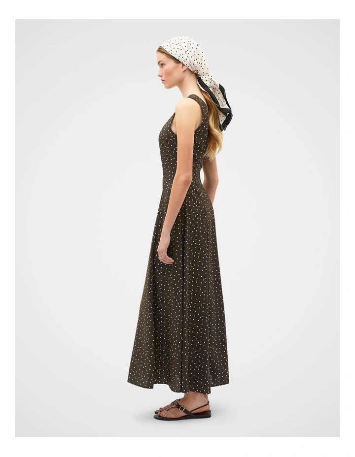 Spot Print Midi Dress image 2
