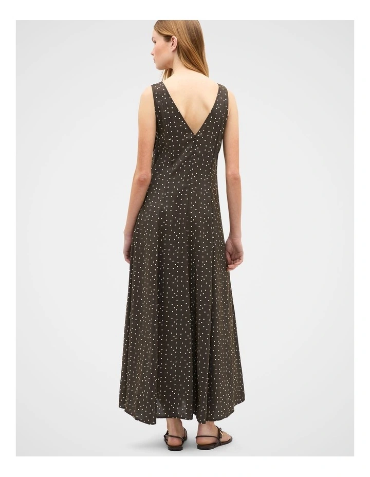 Spot Print Midi Dress image 3