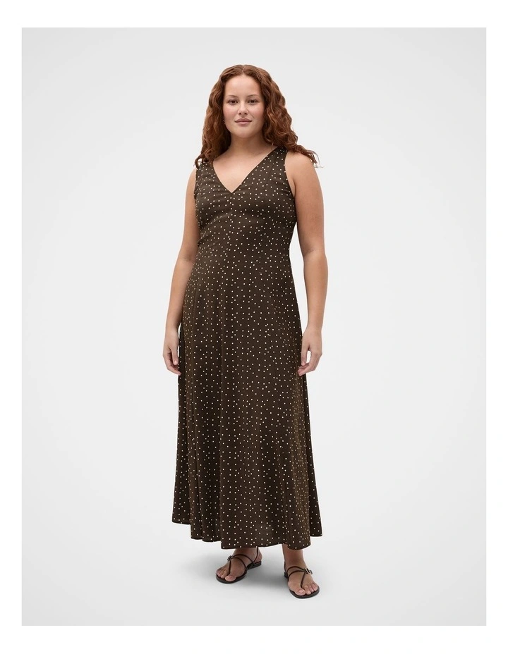 Spot Print Midi Dress image 5