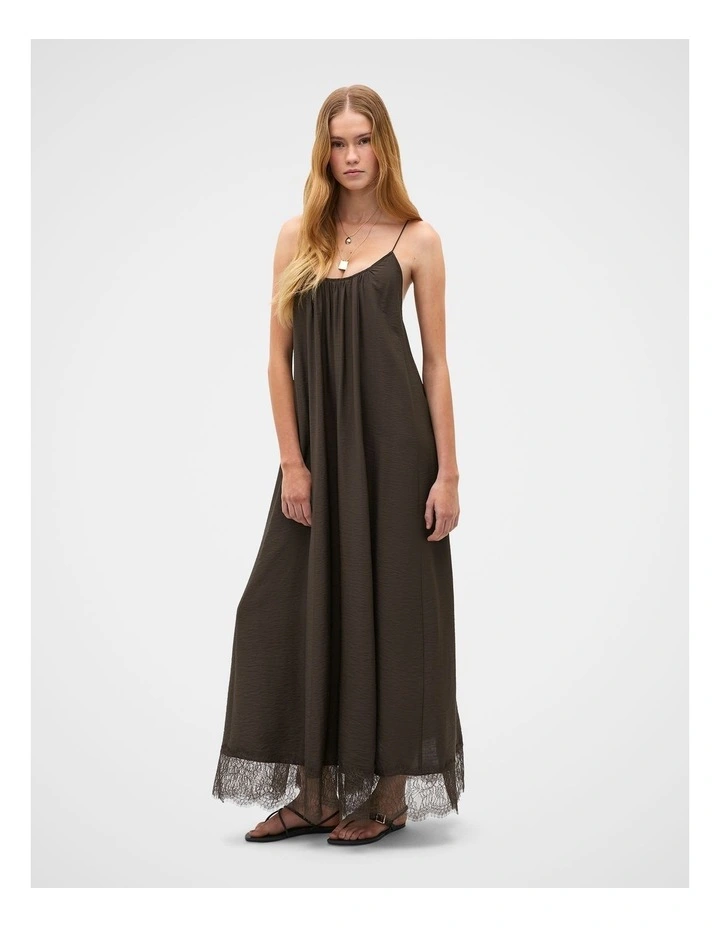 Crinkle Lace Full Maxi Dress image 1
