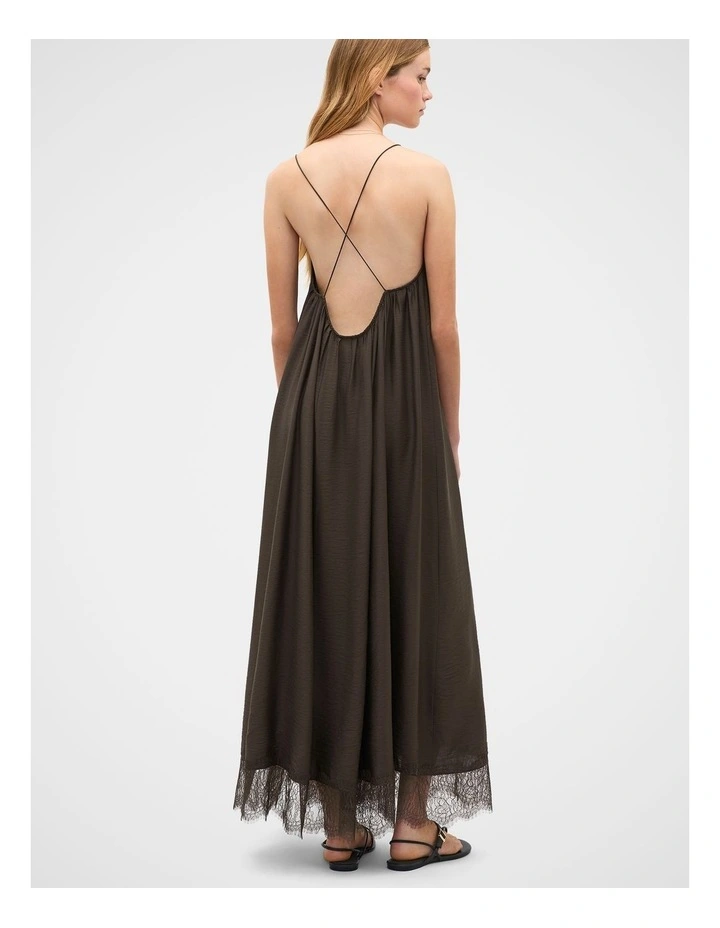 Crinkle Lace Full Maxi Dress image 2