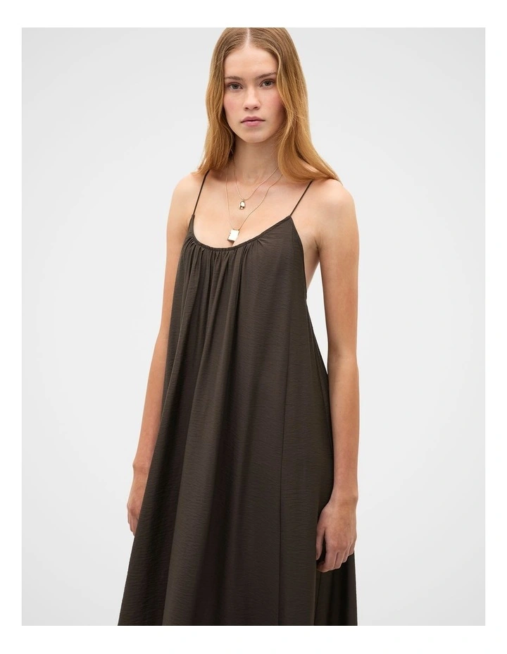 Crinkle Lace Full Maxi Dress image 3