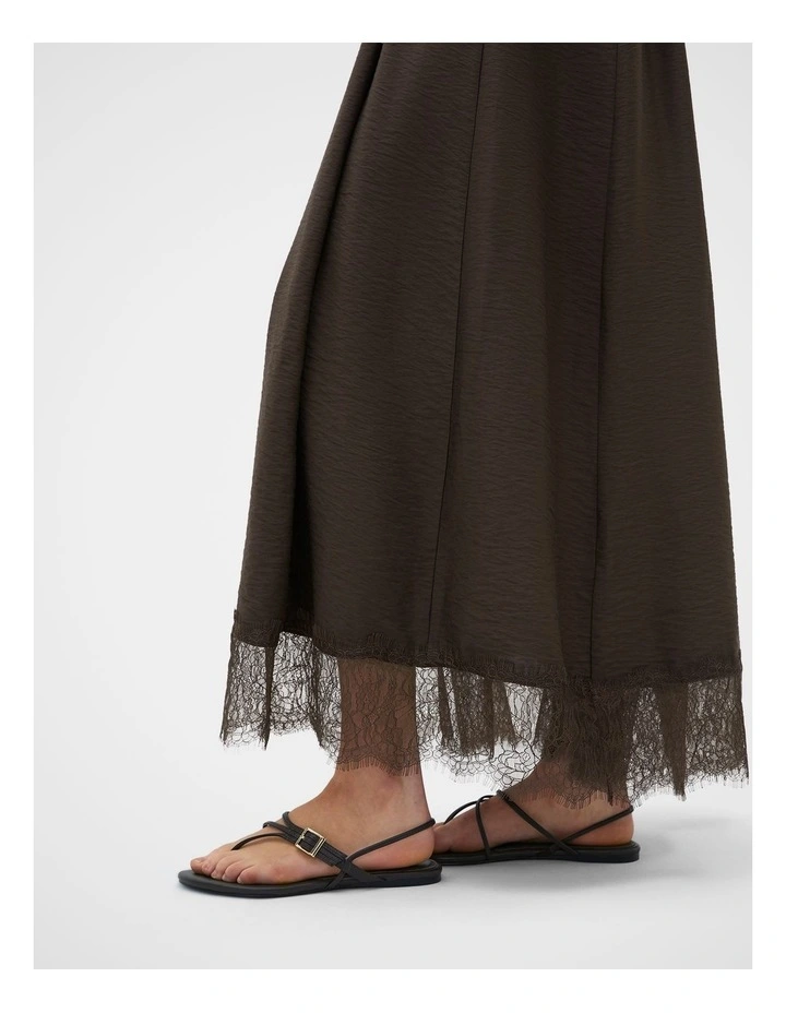 Crinkle Lace Full Maxi Dress image 4