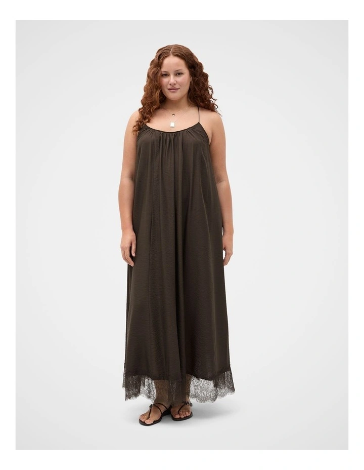 Crinkle Lace Full Maxi Dress image 5
