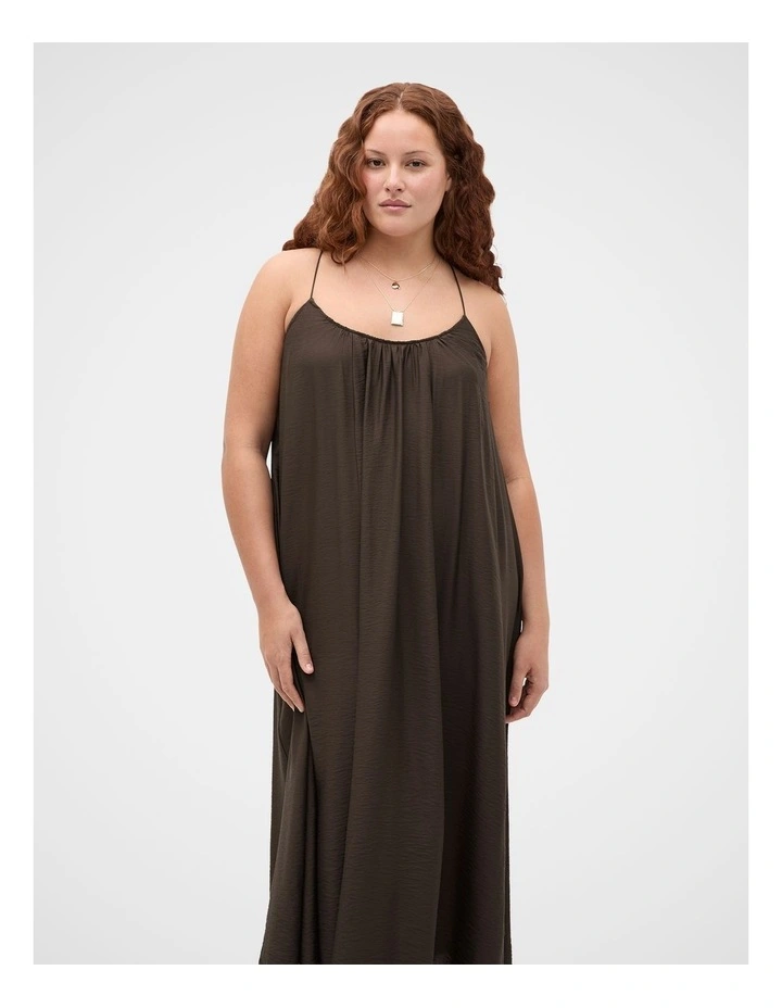 Crinkle Lace Full Maxi Dress image 6