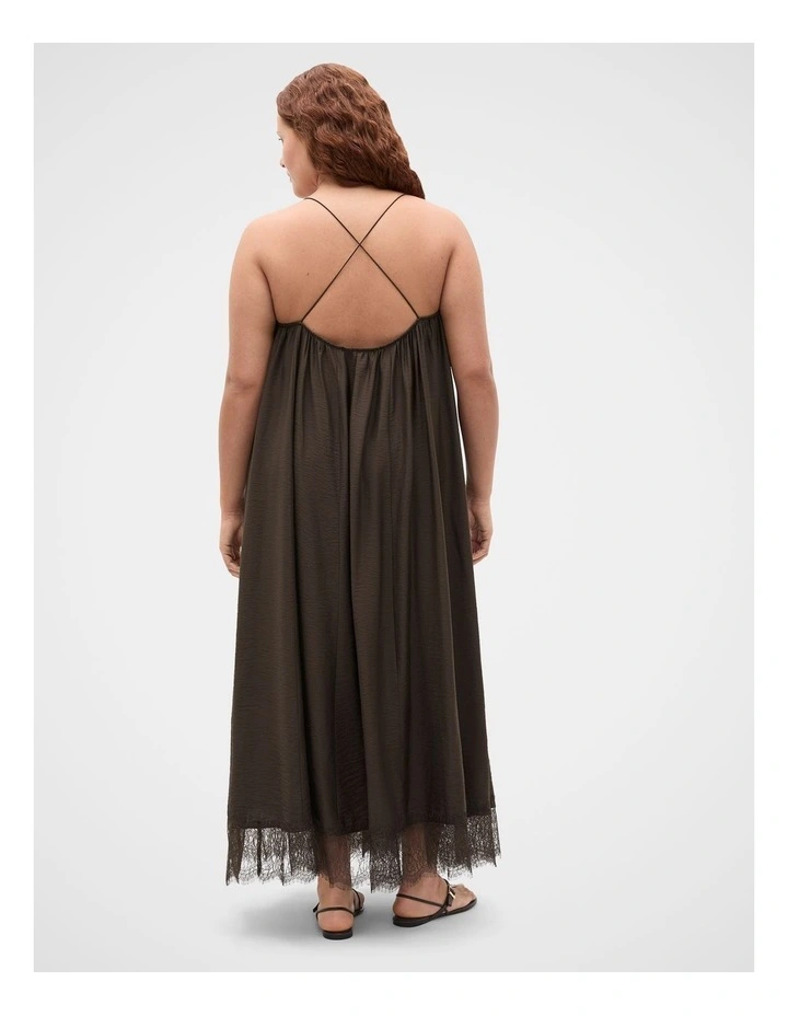 Crinkle Lace Full Maxi Dress image 7