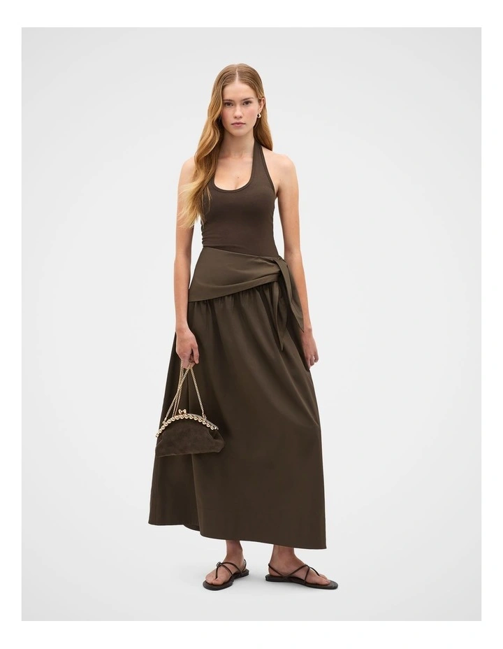Tie Waist Midi Skirt image 1