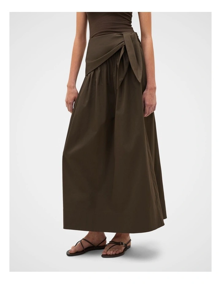 Tie Waist Midi Skirt image 3