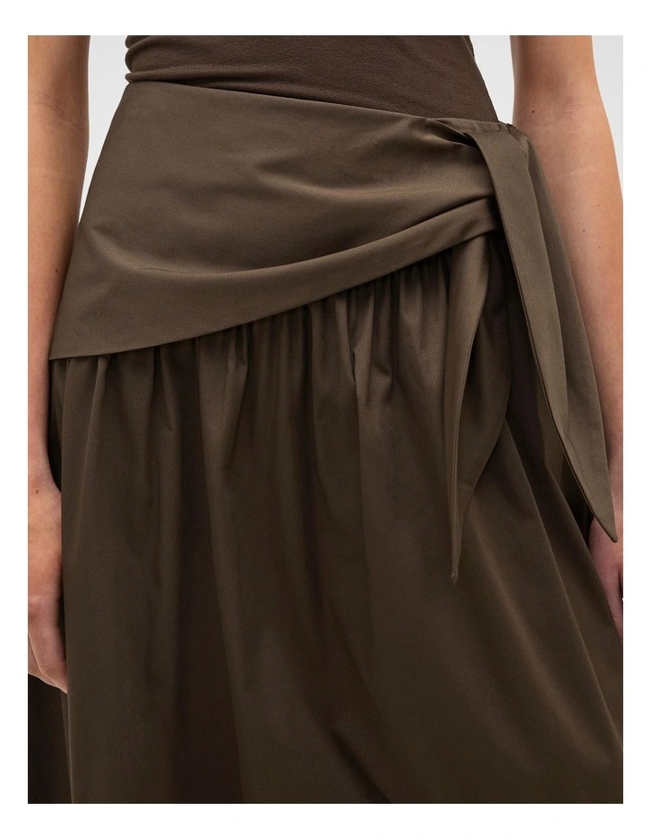 Tie Waist Midi Skirt image 4