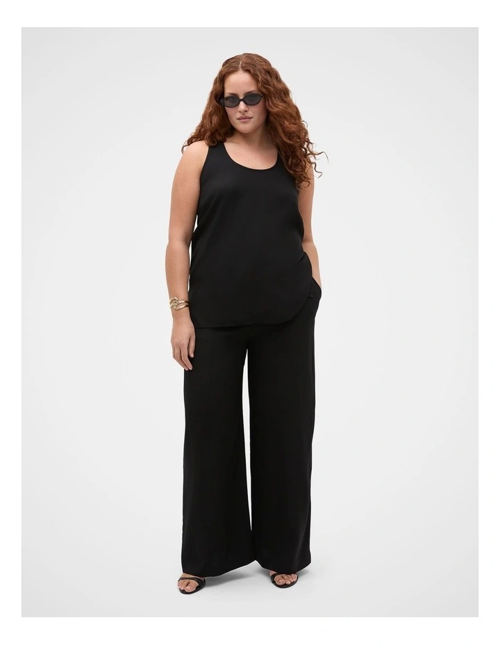 Satin Back Wide Leg Pant image 5