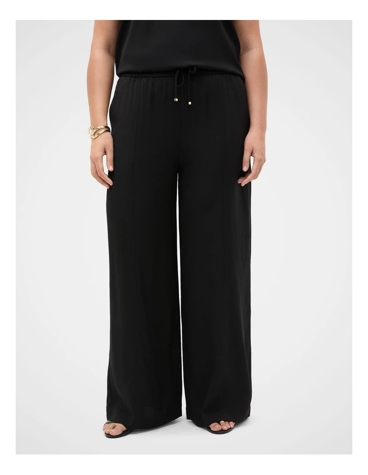 Satin Back Wide Leg Pant image 6
