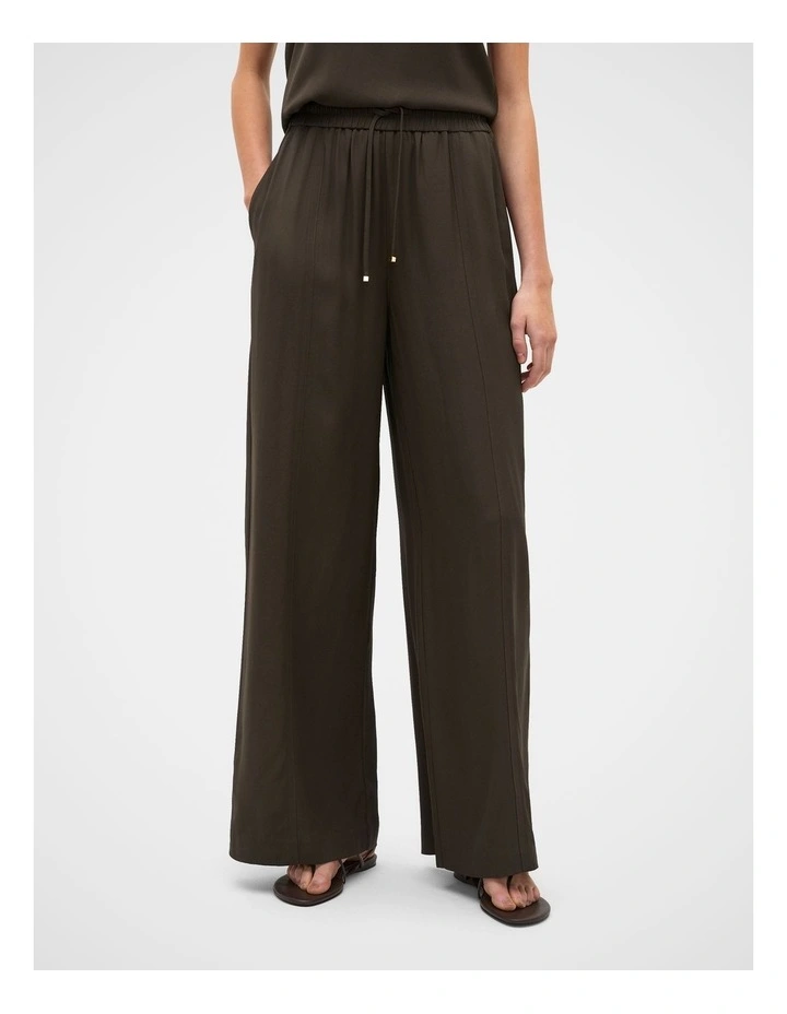 Satin Back Wide Leg Pant image 2