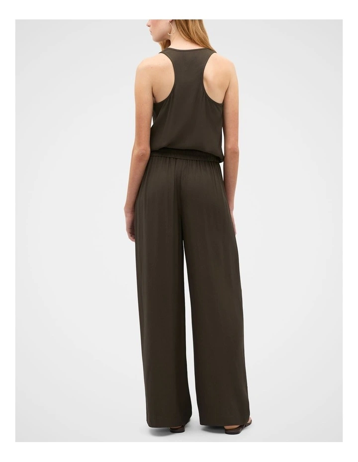 Satin Back Wide Leg Pant image 3