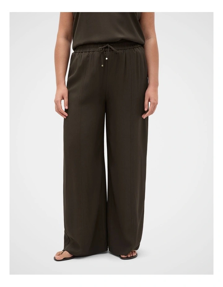 Satin Back Wide Leg Pant image 5