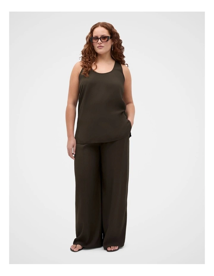 Satin Back Wide Leg Pant image 6