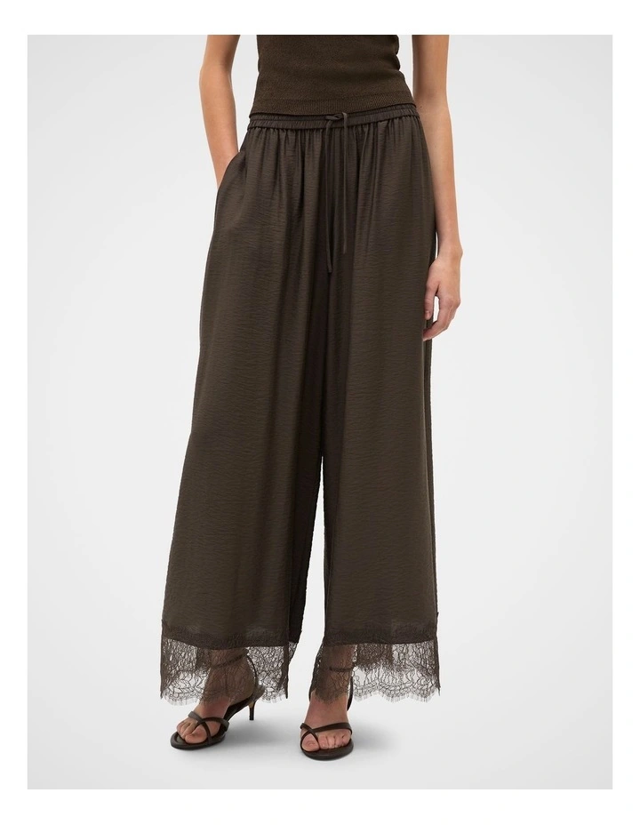 Crinkled Lace Trim Pant image 2